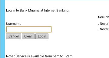 Bank Muamalat, gagal. Bank Muamalat, gagal.